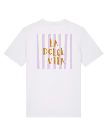 DOLCE VITA Camiseta icónica Unisex - Blanco - C001, Adulto (Talla M)