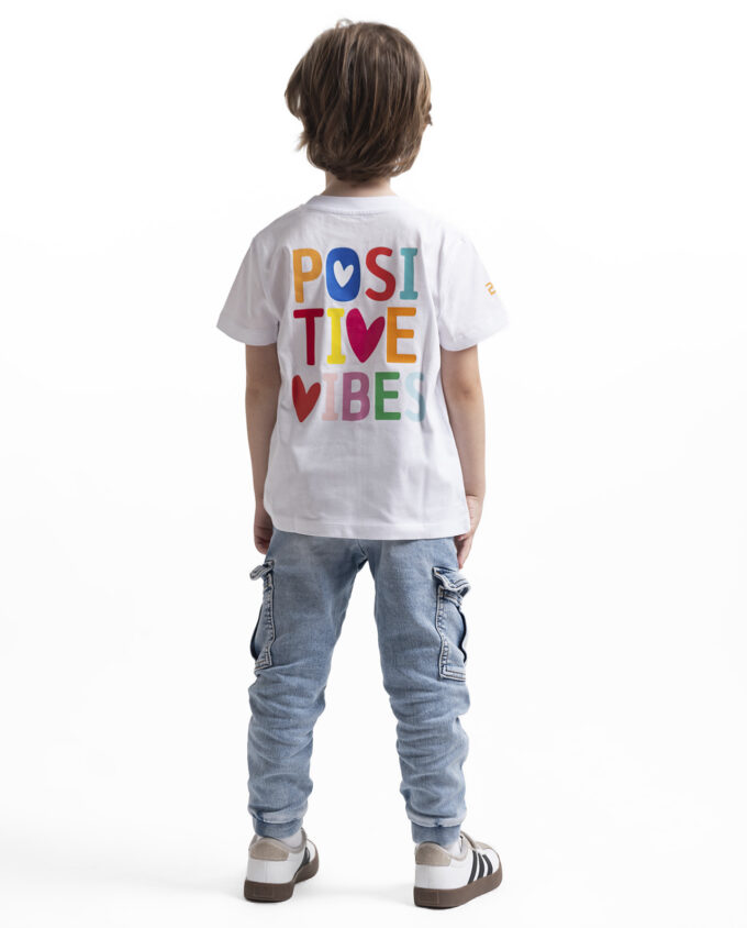 POSITIVE VIBES Camiseta icónica Unisex