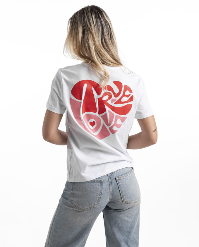 TRUE LOVE Camiseta icónica Unisex - Imagen 8