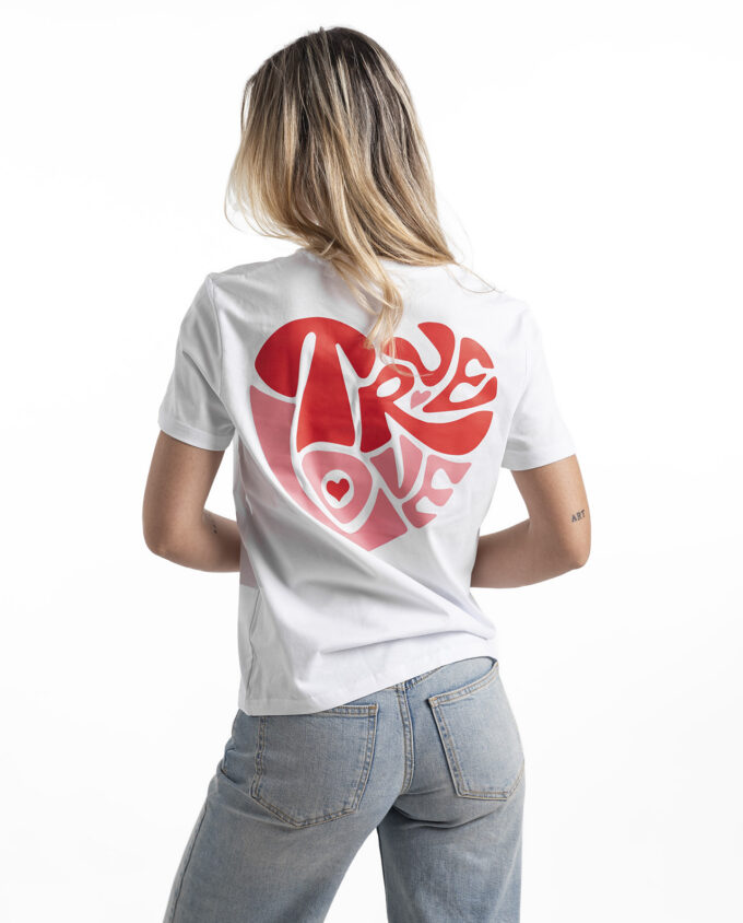 TRUE LOVE Camiseta icónica Unisex