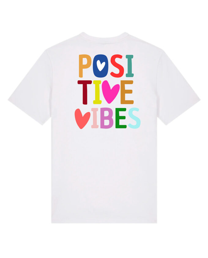 POSITIVE VIBES Camiseta icónica Unisex