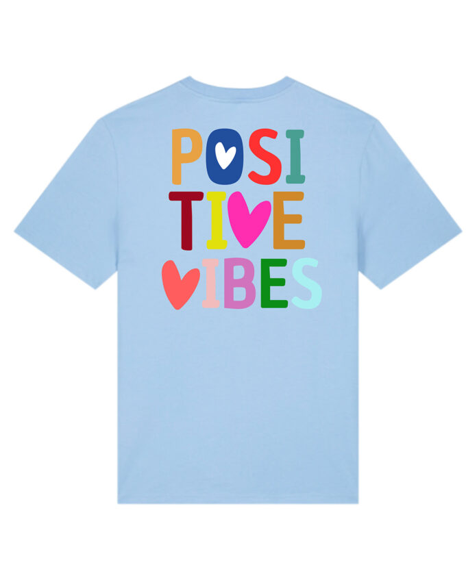 POSITIVE VIBES Camiseta icónica Unisex - Imagen 6