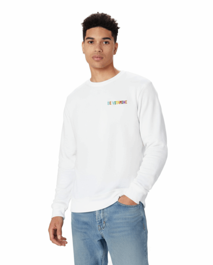 BE HAPPY OFF WHITE